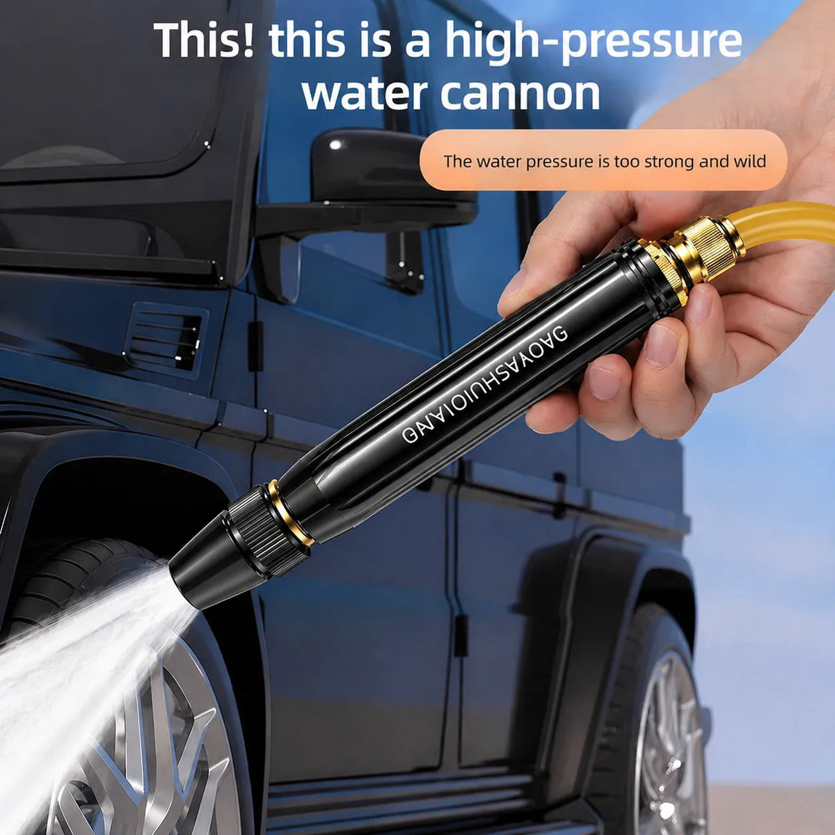 Wash Your Car at Home with High-Pressure Power
